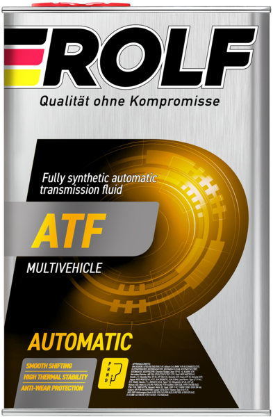 Жидкость для автоматических трансмиссий Rolf ATF Multivehicle 4л (металл)