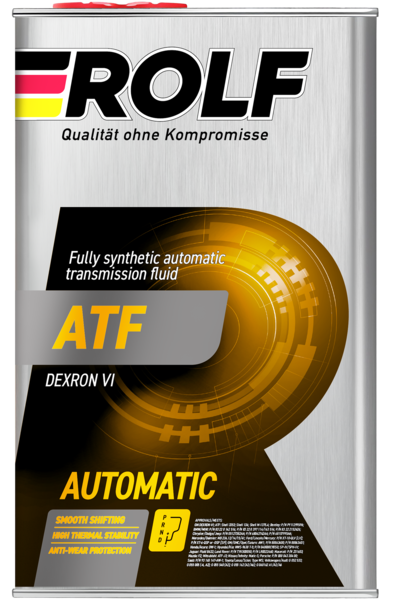 Жидкость для автоматических трансмиссий Rolf ATF Dexron VI 1л (металл)