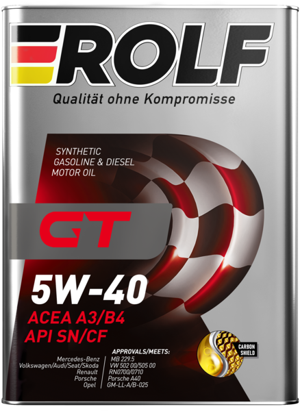 Rolf GT 5W-40 A3/B4 SN/CF